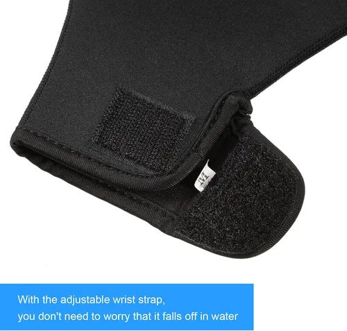 Miniatura 5 de Sumind 2 pares de guantes de natación de neopreno para entrenamiento acuático, guantes de neopreno, para fitness, aeróbicos acuáticos, entrenamiento