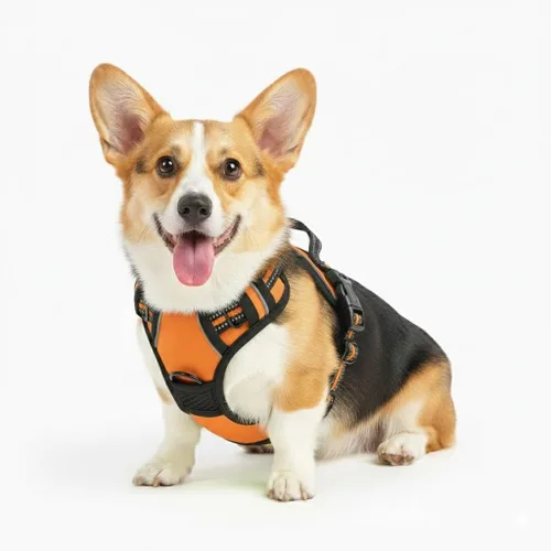 Miniatura 15 de Arnés para perro sin tirones, chaleco táctico verde XL, arnés extra grande de nailon 900D resistente con asas de fácil control, chaleco acolchado