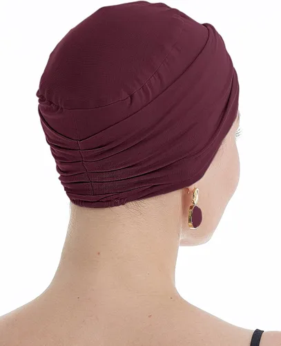 Miniatura 4 de osvyo Gorro de bambú suave para la pérdida de cabello para mujeres, sombreros para el cáncer hechos a mano