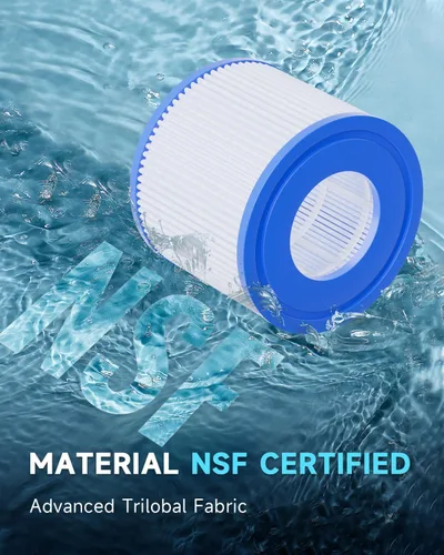 Miniatura 2 de AQUALTRA Repuesto de filtro para bañera de hidromasaje, filtros de spa tipo S1 compatibles con bomba de piscina PureSpa de 4.2 x 2.8 pulgadas
