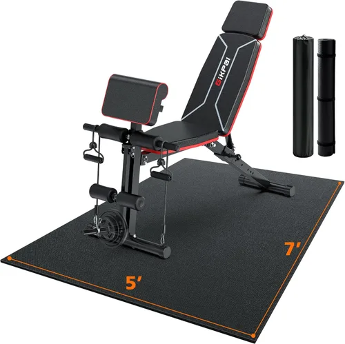Miniatura 7 de GIKPAL Banco de Pesas Ajustable - Banco de Entrenamiento para Prensa de Pecho para Gimnasio en Casa, Banco de Ejercicio Plegable Inclinado Declinado