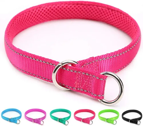Miniatura 11 de Collar reflectante para perro, collar de perro con lazo para perros de 20 a 38 libras, collares de nailon con acolchado suave para entrenamiento