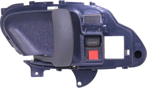 Miniatura 2 de Para Chevy C3500 1995-2000 Manija de puerta interior delantera o trasera lado del conductor Azul Con botón de bloqueo de puerta Recorte