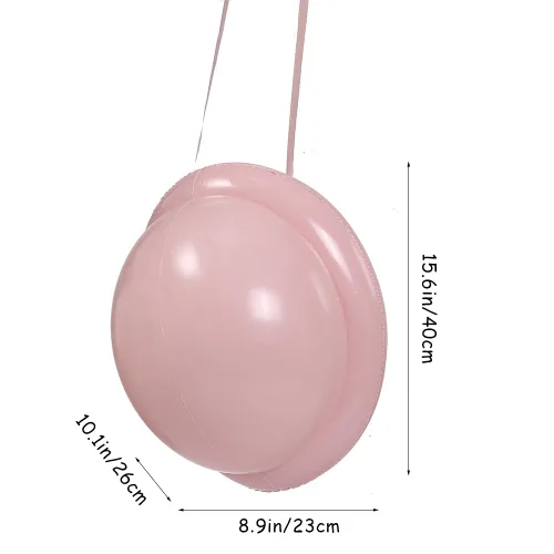 Miniatura 4 de Vientre grande inflable de Papá Noel falso, paquete de 2
