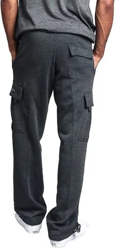 Miniatura 4 de Cotton Joggers for Men Casual Drawstring Athletic Jogger Gym Workout Jogging Pants Straight Cargo Pants Sweatpants