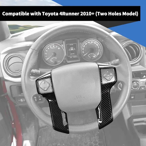 Miniatura 3 de Voodonala Funda decorativa para volante de 4Runner para Toyota Tacoma 2014-2021 Tundra Sequoia 2018-2021 Toyota 4Runner SUV 2010-2021