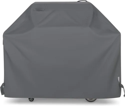 Unicook - Funda para parrilla a gas al aire libre, cubierta de parrilla de 60 pulgadas, protector de barbacoa resistente al agua y a la Gris