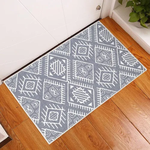 Miniatura 11 de SUSSEXHOME Monument Collection - Alfombra de pelo bajo resistente de 2 x 3 pies, alfombra ultrafina y antideslizante, alfombra de interior de Crema