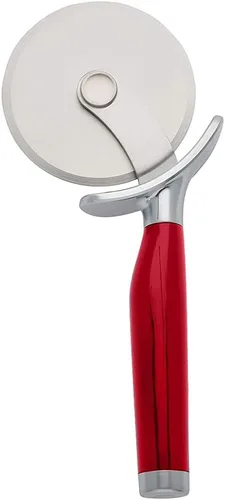 Miniatura 8 de KitchenAid Rueda de pizza clásica con hoja afilada para cortar costras, pasteles y más, protector de dedos integrado para un agarre seguro y cómodo