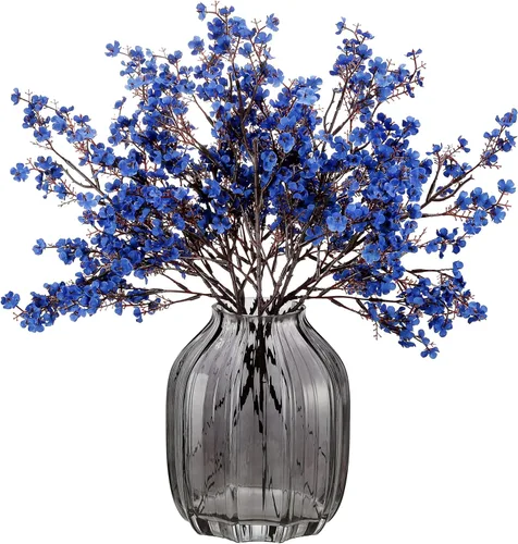 Miniatura 44 de JAKY-Global Flores Artificiales de Tela Aliento de Bebé 12 Ramos Plantas de Seda Falsas Europeas Decoración de Boda Fiesta Ramos de Tacto Real DIY