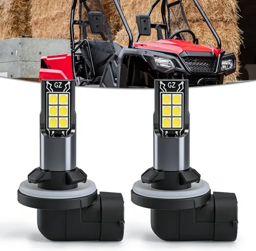 Miniatura 10 de Bombilla HP5 apta para Honda Rancher 2005-2014, combo de luz HP5, bombilla de alto rendimiento, paquete de 2