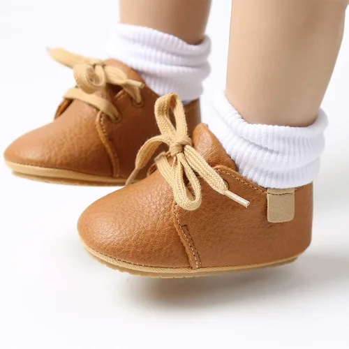 Miniatura 2 de E-FAK Zapatos unisex para bebés, niños y niñas, antideslizantes, para recién nacidos, primeros pasos, zapatos de cuna
