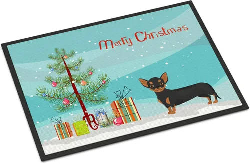 Miniatura 243 de Caroline's Treasures CK3799MAT Akita Shepherd - Tapete de árbol de Navidad de 18 x 27 pulgadas, tapete para puerta delantera, interior y exterior