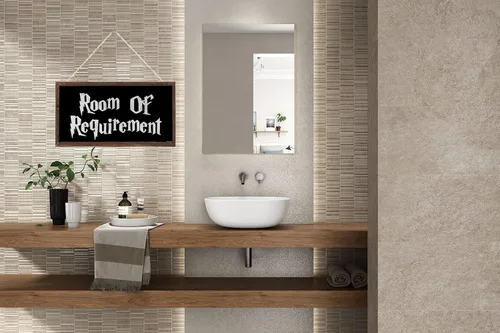 Miniatura 6 de TOMATO FANQIE Señal de madera para colgar con texto en inglés "Room of Requirement", letrero mágico para regalo, para dormitorio o baño (US-G005)