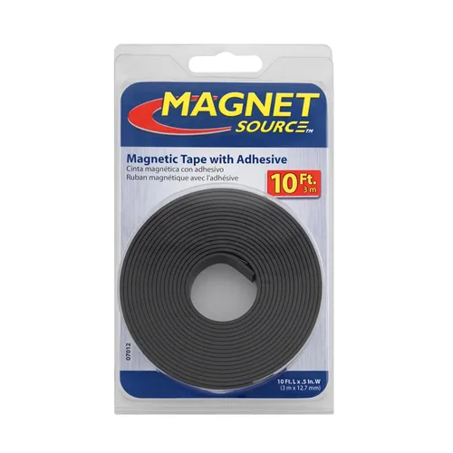 Miniatura 3 de Cinta adhesiva magnética flexible - 1/16" de espesor x 1/2" de ancho x 10 pies (1 rollo)