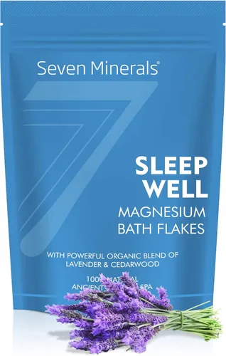 Miniatura 7 de Seven Minerals Relaxing Legs - Escamas de cloruro de magnesio de 3 libras, absorbe mejor que la sal de Epsom, fórmula única de remojo de pies