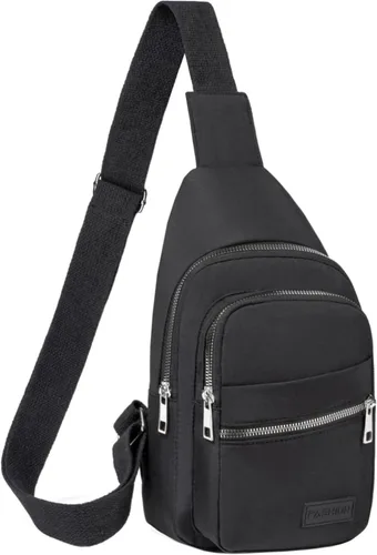 Miniatura 10 de Banelu Mochila Pequeño Bolso Bandolera para Mujeres de Moda, Bolso Pequeño de Cadera de Cruz Mochila de Senderismo de Viaje