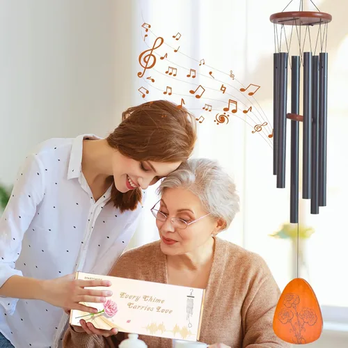 Miniatura 5 de Campanas de viento para mamás, regalos para mamá, regalos de Acción de Gracias y Navidad, el mejor regalo para el día de la madre, regalo