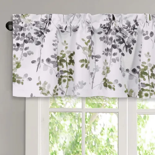 Miniatura 9 de H.VERSAILTEX Cenefa para ventanas de cocina, baño, sala de estar, dormitorio, cenefa opaca con aislamiento térmico y bolsillo para barra, 52