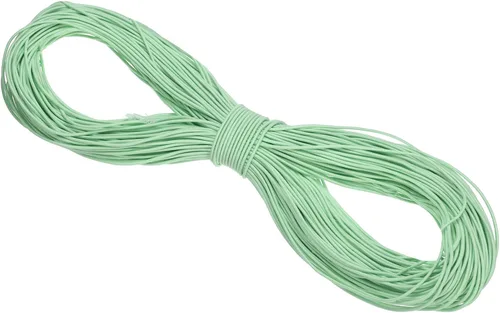 Miniatura 30 de PATIKIL Cuerda elástica elástica de 109 yardas (328.1 ft), cuerda elástica pesada de 0.059 in, albaricoque para manualidades, correas de gancho