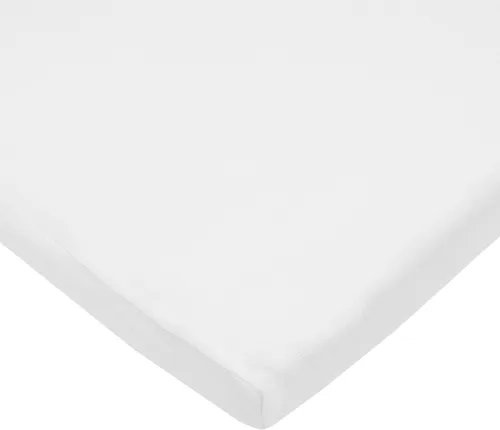 Miniatura 5 de TL Care Sábana bajera ajustable de punto de jersey de 18 x 36 pulgadas de algodón 100 % natural, suave, transpirable, para niños y niñas