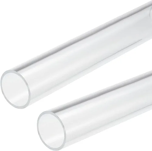 Miniatura 39 de MECCANIXITY Tubo acrílico transparente rígido redondo tubo 0.472 in (1/2") ID 15mm (0.6") OD 10" para lámparas y linternas, sistema de refrigeración