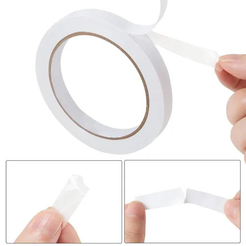 Miniatura 4 de 2 rollos de cinta adhesiva de doble cara de 6 mm de ancho para manualidades, bricolaje, artes, fotografía, álbumes de recortes, elaboración