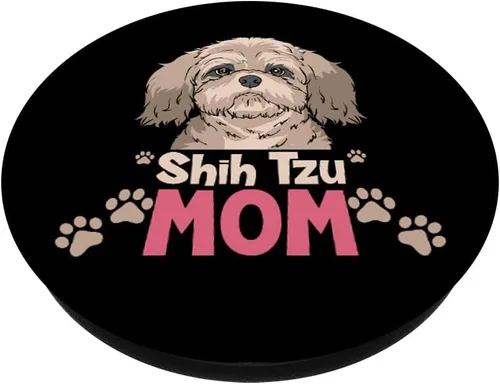 Miniatura 2 de Shih Tzu Mom Gift PopSockets Grip and Stand for Phones and Tablets