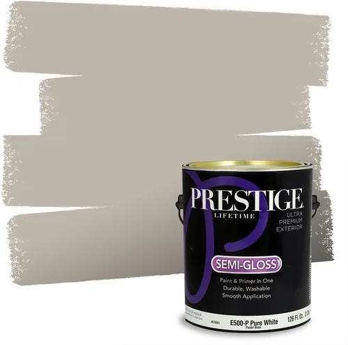 Miniatura 16 de Prestige Paints - 2 en 1, pintura base y pintura de exterior, P500-N-SW7020 SW6991-PCM
