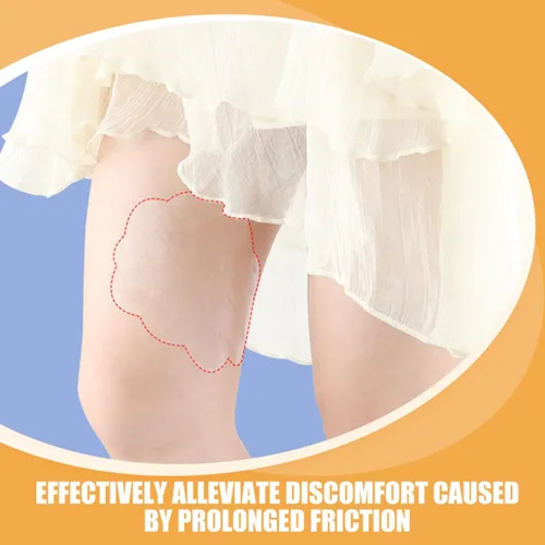 Miniatura 9 de Alipis 10pcs Inner Thigh Anti-Chafing Tape Patch, Breathable Sweat-Resistant Adhesive, Flower-Shaped Soft Gel for Sports and Daily Comfort