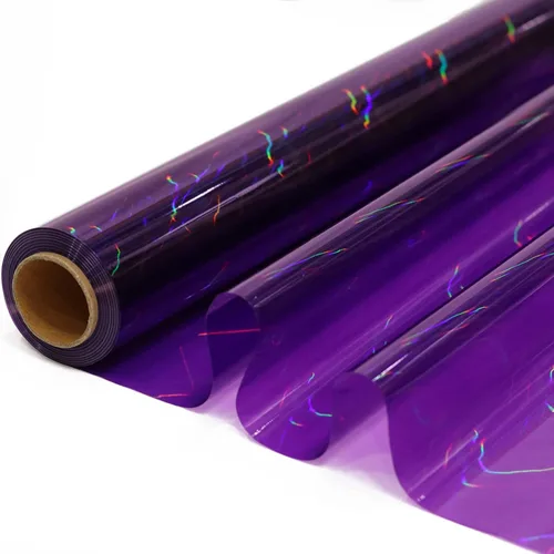 Miniatura 5 de CMFYHM Rollo de envoltura de celofán rojo iridescente 34 pulgadas de ancho X 100 pies de largo Celofán colorido perfecto para canastas, regalos