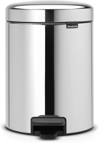 Miniatura 17 de Brabantia NewIcon - Cubo de basura con pedal de cierre suave para cocina, con cubo extraíble, 3.2 galones, azul soñado Azul (Dreamy Blue)