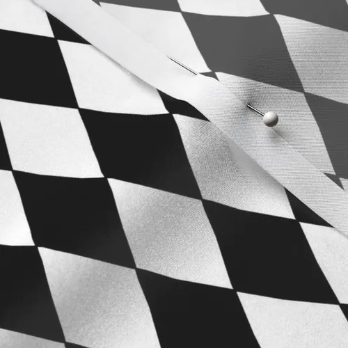 Miniatura 10 de Spoonflower Tela - Diamantes Negro Blanco Pequeño Diamante Cuadros Geométrico Impreso en Tela de Gasa Cuarto Grasa - Costura Ropa de Moda Vestidos