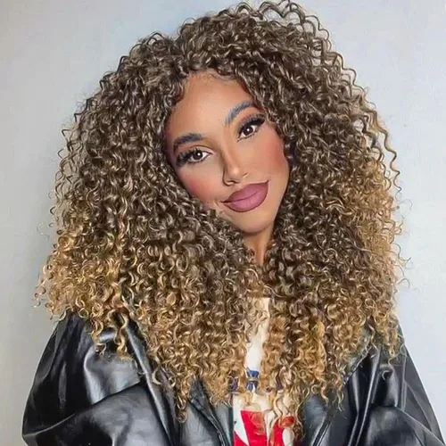 Miniatura 21 de Unionbeauty - Paquete de 8 mechones rizados con ganchillo GoGo, rizos de agua para mujer negra, rizos de playa, extensiones de cabello rizado 1b#