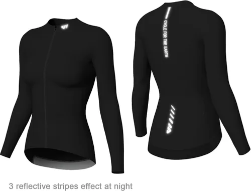 Miniatura 4 de Wulibike Cycling Jersey Women Long Sleeve,Bike Shirts for Women Biking Tops Breathable Cycle Jerseys with 4 Pockets
