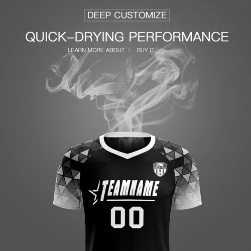 Miniatura 5 de Camiseta de fútbol personalizada, uniforme, unisex, juvenil, equipo deportivo con pantalones cortos, número de nombre impreso