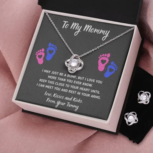 Miniatura 8 de Collar de joyería de pies de bebé, regalos para mamá por primera vez, collar para mamá a mi mamá, regalos para mujeres embarazadas, mamá futura ser