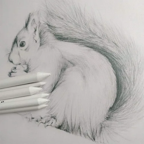 Miniatura 2 de 6 piezas de tocones de mezcla y tortillones, herramientas de dibujo de bocetos, mezcladores de arte de papel para dibujo de bocetos de estudiante