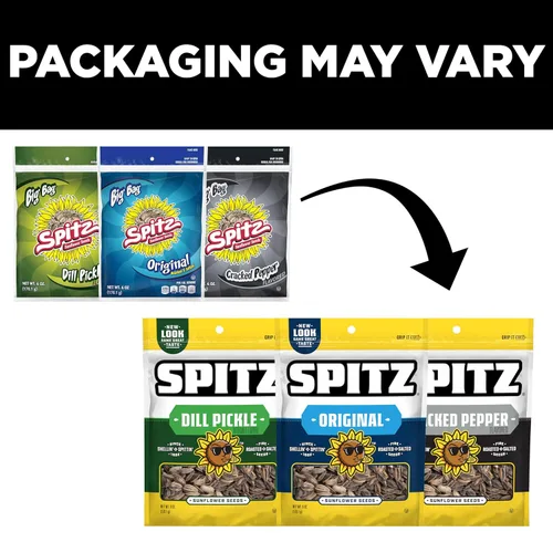 Miniatura 6 de Spitz Semillas de girasol, saladas, 6 onzas (paquete de 9)