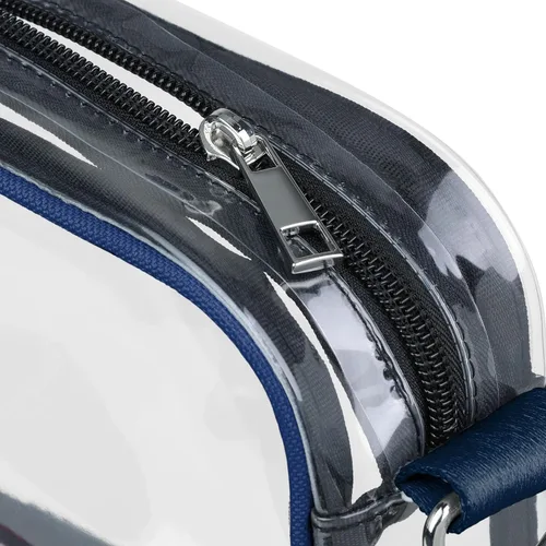Miniatura 4 de FOCO NFL Womens NFL Team Logo Stripe Clear Crossbody Bag
