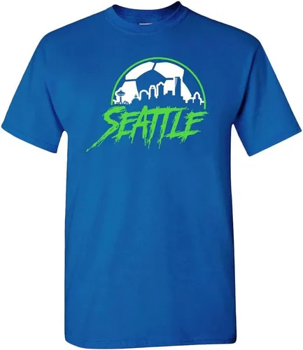 Miniatura 28 de Xtreme Apparrel Camiseta Team City Skyline para los aficionados al fútbol New York - Camisa azul marino