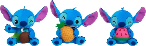 Miniatura 4 de Disney Stitch - Pequeño punto de peluche y coco, animal de peluche, azul, alien, juguetes para niños a partir de 2 años Just Play