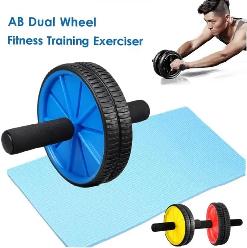 Miniatura 3 de Almohadilla para ejercitador de cintura, rodillos abdominales, rodillo de núcleo abdominal, gimnasio en casa, equipo de entrenamiento (color al azar)
