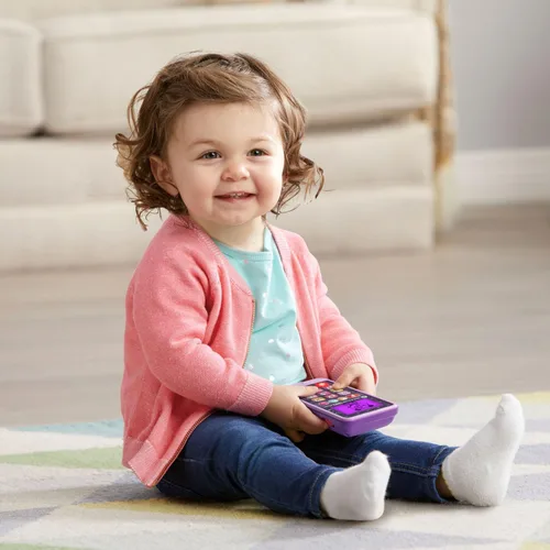 Miniatura 5 de LeapFrog Chat and Count Emoji - Teléfono, blanco, gran regalo para niños y niñas, Púrpura Morado