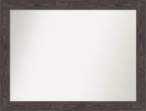 Miniatura 104 de Amanti Art Espejo personalizado, espejo de baño negro puente, espejo de pared o espejo de tocador de baño sobre el fregadero (26 x 26 pulgadas)