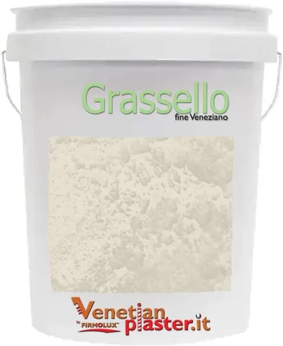 Miniatura 38 de Grassello Auténtico Yeso veneciano Yeso pulido brillante Hecho en Italia a partir de lima y mármol Colores claros (5) Color: BMAF310 Sutil