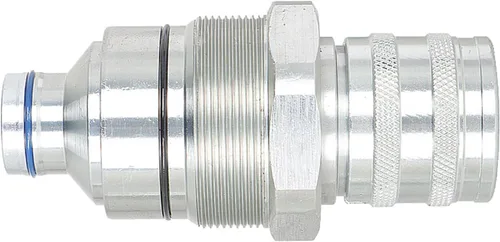 Miniatura 7 de 7246802 7246799, kit de acoplador de cara plana macho y hembra compatible con cargadora de minicargadora Bobcat