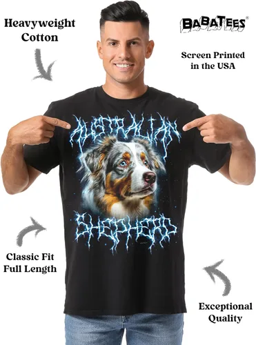 Miniatura 2 de Camiseta de Heavy Metal de los 80s con Animal en Negro - 100% Algodón - para Hombre y Mujer