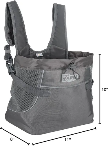Miniatura 10 de Outward Hound PupPak - Transportador delantero para perro, pequeño, gris, mochila para mascotas de senderismo y campamento manos libres