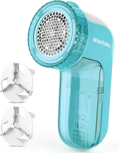 Miniatura 8 de BEAUTURAL - Afeitadora de pelusa de tela y removedor de pelusa, desfuzzador de suéter con 2 velocidades, 2 cuchillas de acero inoxidable